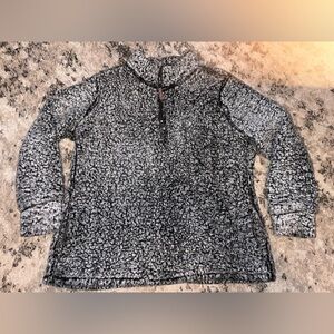 Weatherproof Gray Sherpa Sweater